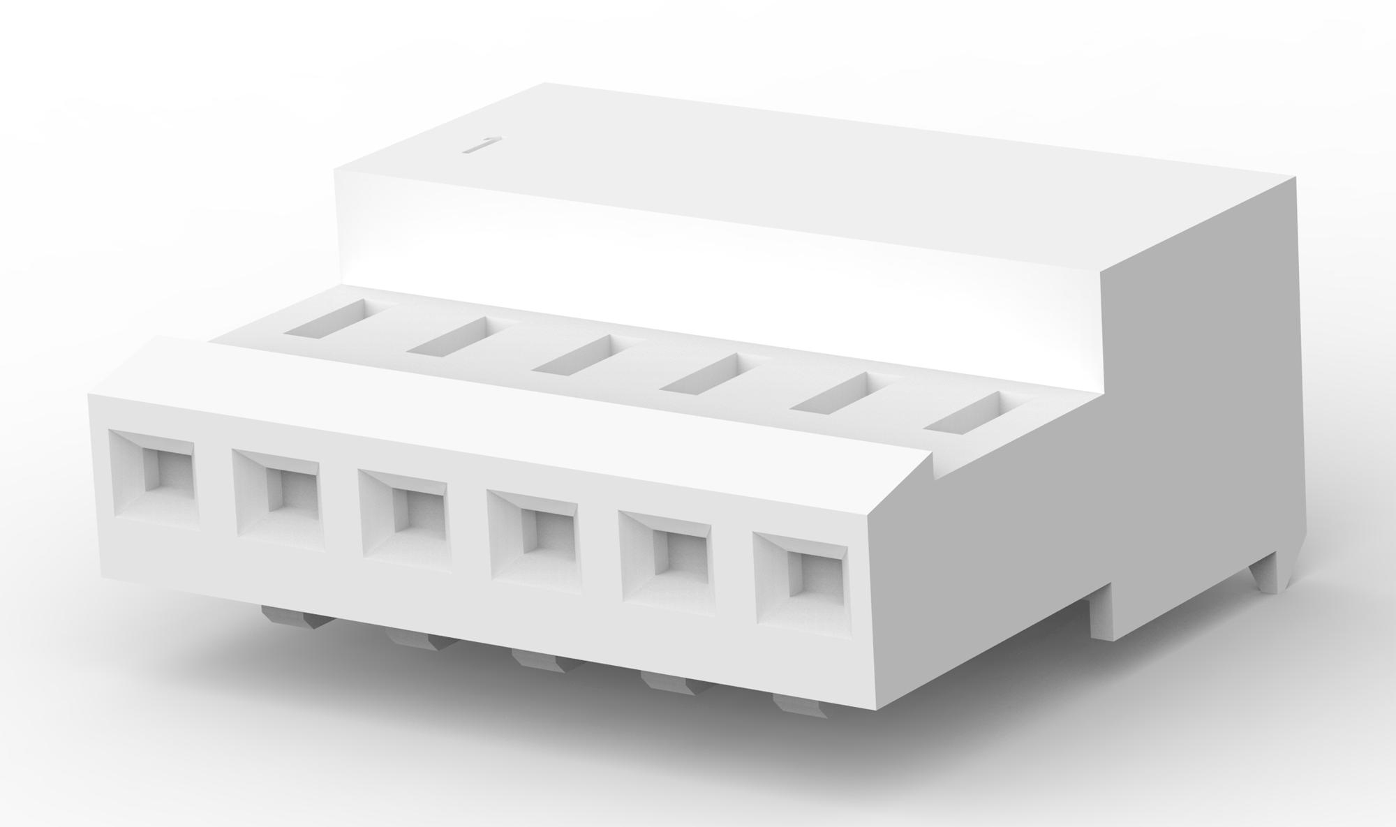 Amp - Te Connectivity 3-641191-6 Wtb Conn, Rcpt, 6Pos, 1Row, 2.54Mm