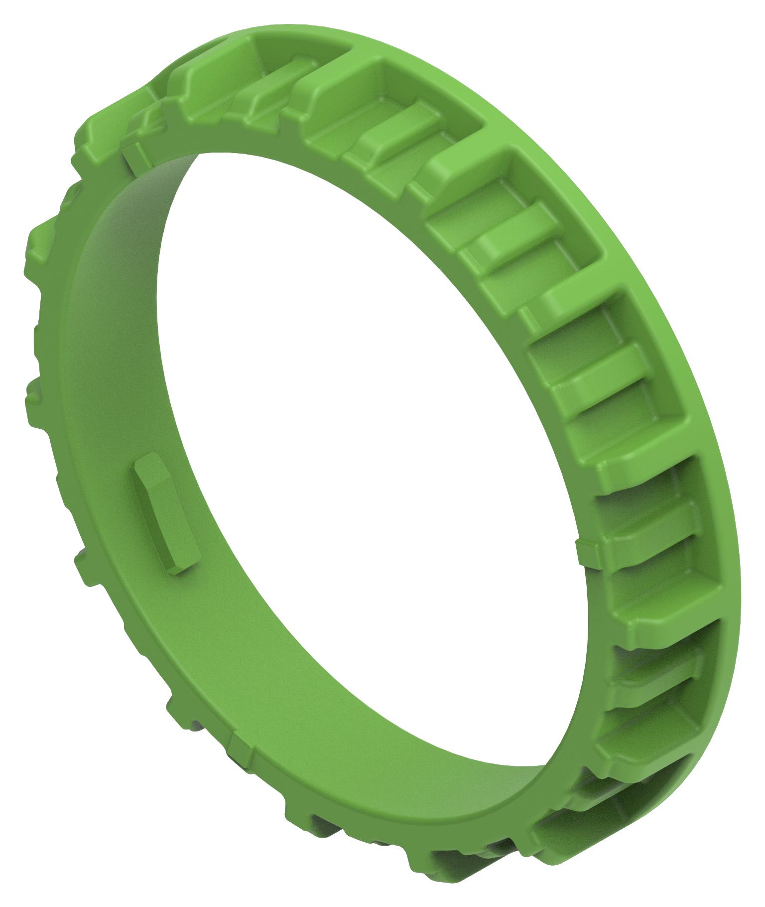 Amp - Te Connectivity 2366517-3 Fix Ring, 48Pos, Pbt+Gf30, Green