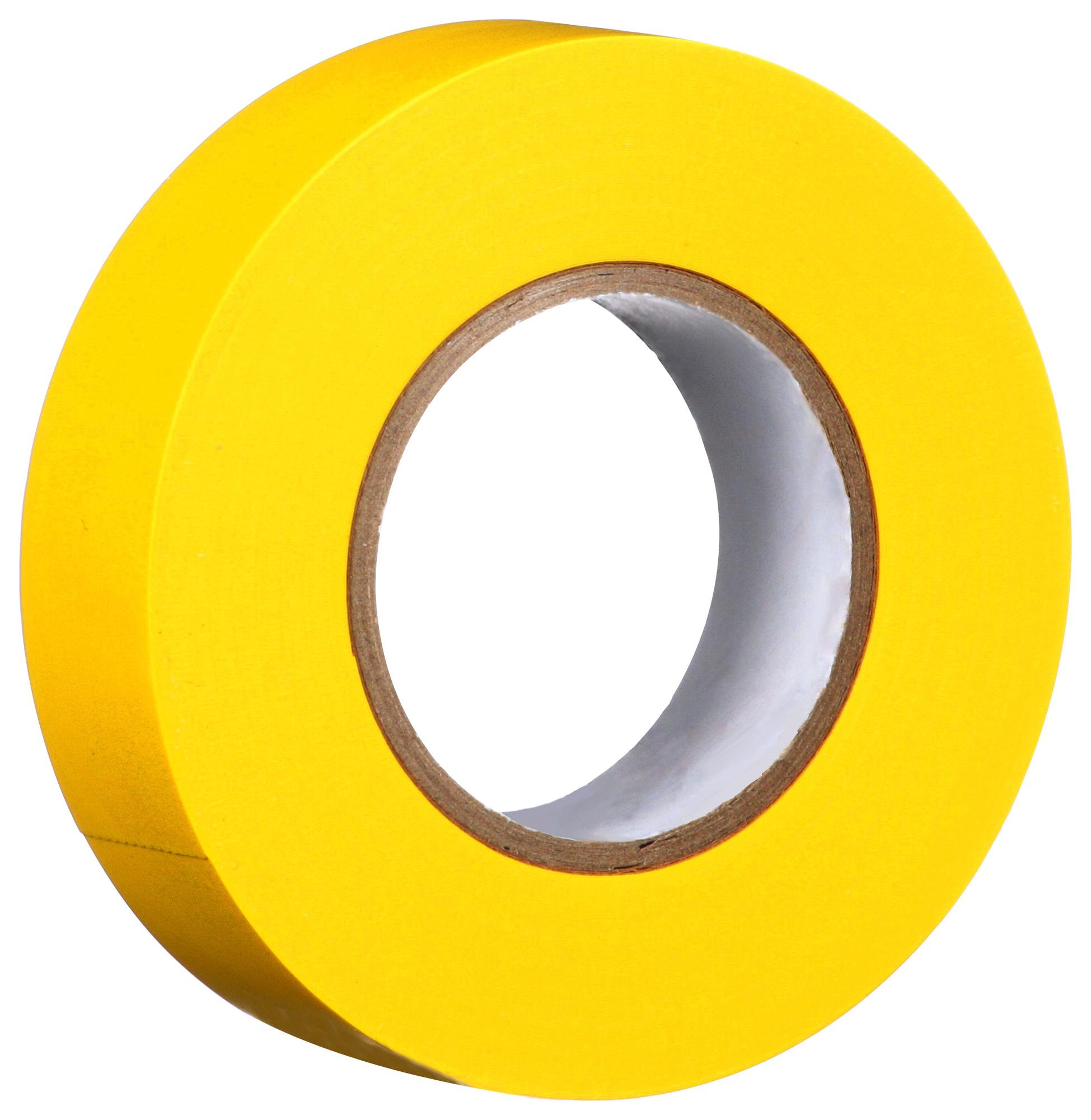 Multicomp Pro Mp009235 Tape, Pvc, 0.75In X 66Ft, Yellow