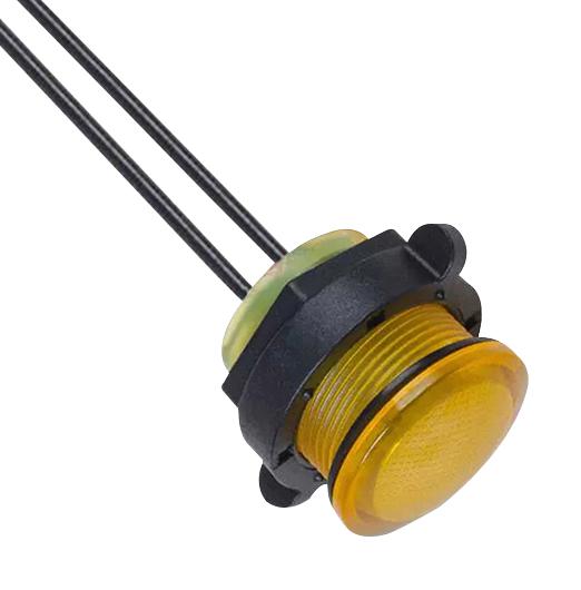 Vcc (Visual Communications Company) Cnx722C401120W Panel Indicator, 22Mm, Yellow, 120Vac