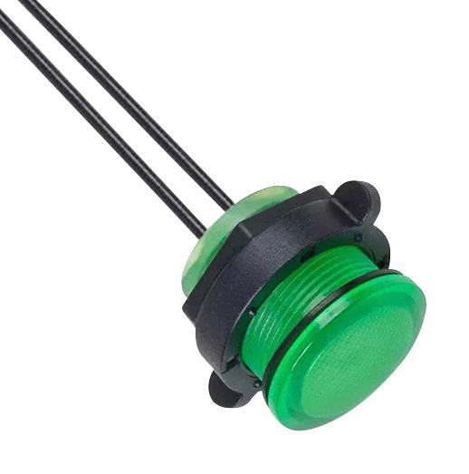 Vcc (Visual Communications Company) Cnx722C500120W Panel Indicator, 22Mm, Green, 120Vac