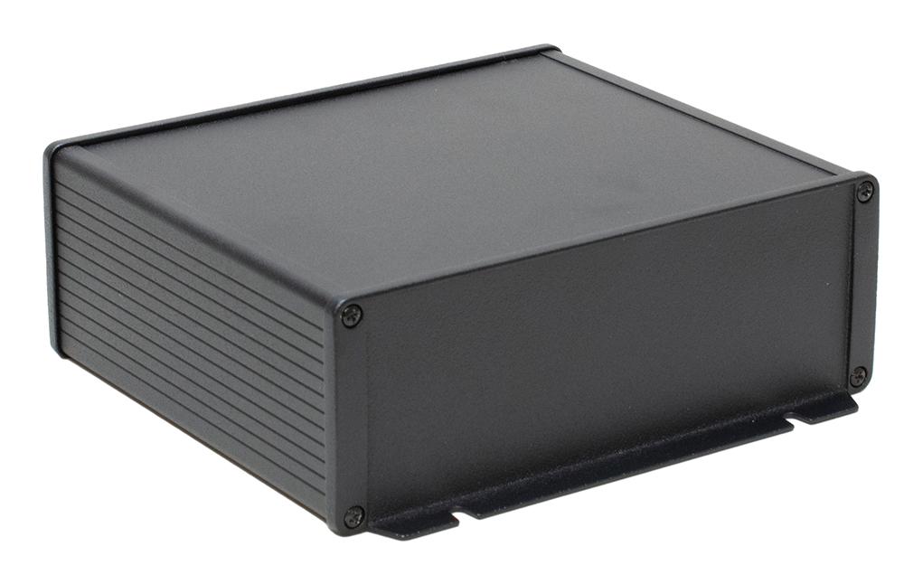 Hammond 1457U1602Bk. Enclosure, Multipurpose, Aluminium, Blk