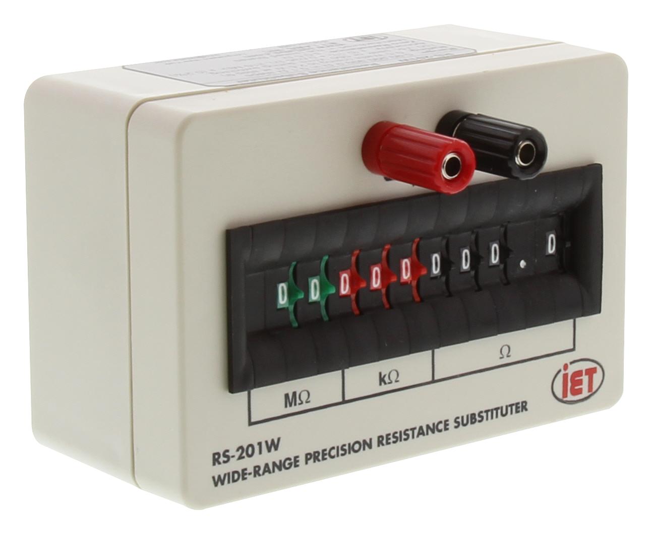 Iet Labs Rs-201W Resistance Decade Box, 0 - 99999999.9 Ohm