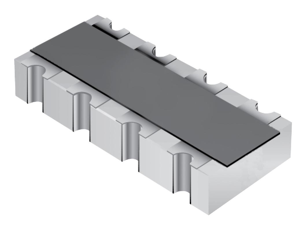 Bourns Cat16A-102J4Lf. Res N/w, Isolated, 1K, 0.063W, 3216