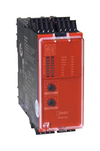 Idec Hr6S-Dn1C Safety Relay, 3No/1Nc, 5A, 250V, Push In