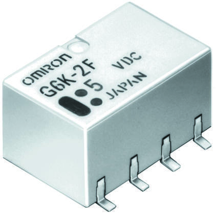 Omron Electronic Components G6K-2G-Tr Dc5 Relay, Signal, Dpdt, 30Vdc, 1A