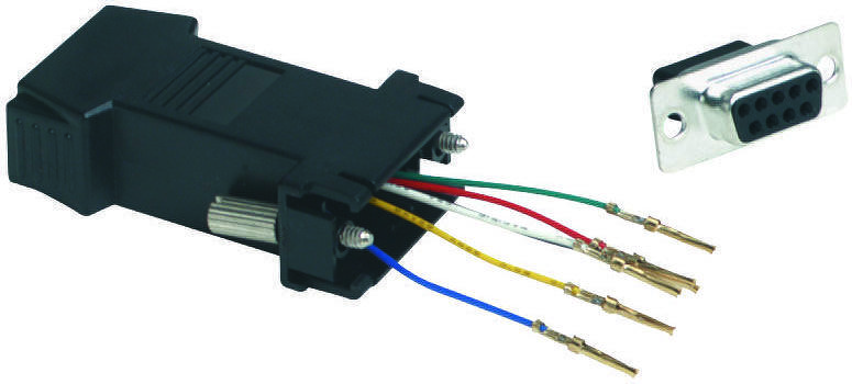 Unicom Dem-25F Adapter, De-9 Receptacle-Rj25 Jack