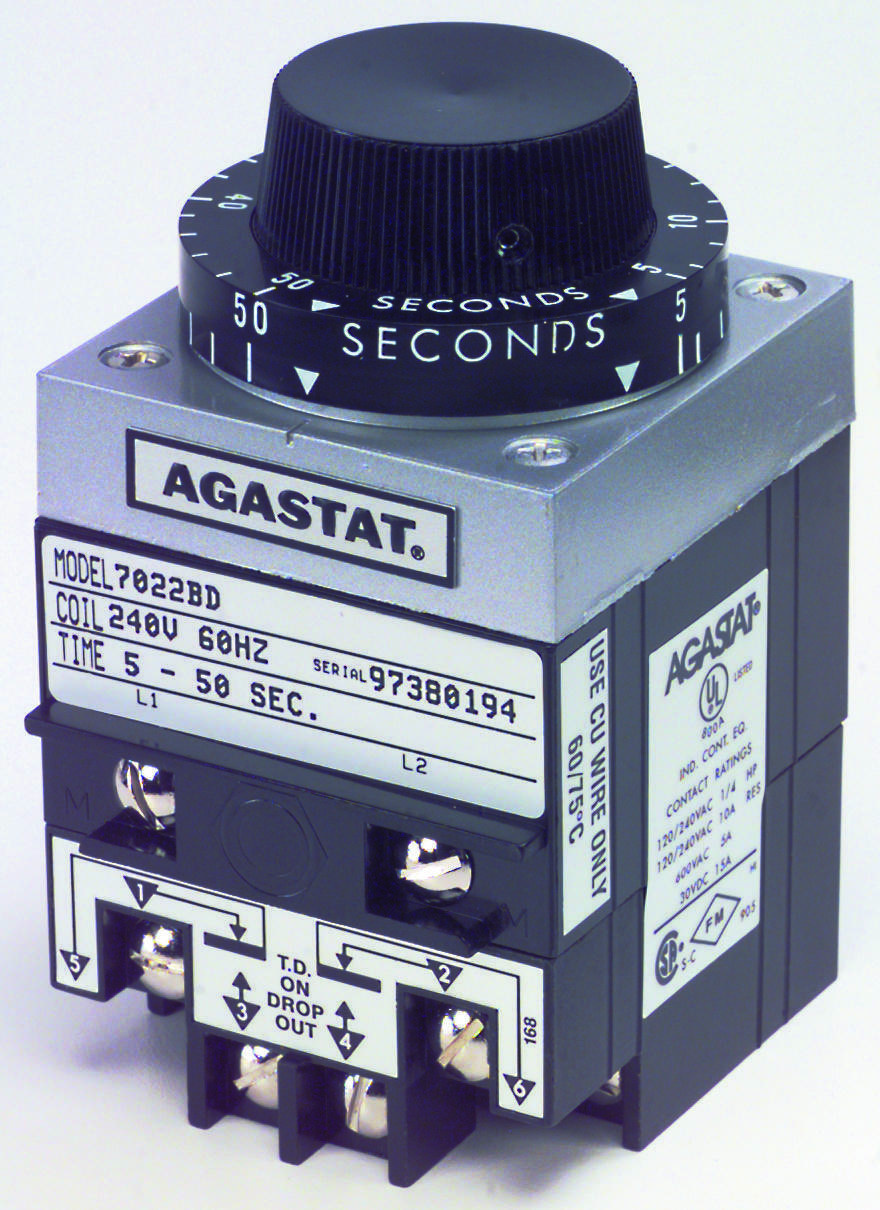 Agastat - Te Connectivity 7012Pd Time Delay Relay, Dpdt, 50S, 240Vac