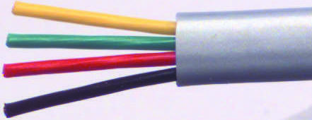 Multicomp Spc19815-Rh Flat Phone Line Cord 8 Conductor 24Awg 100Ft