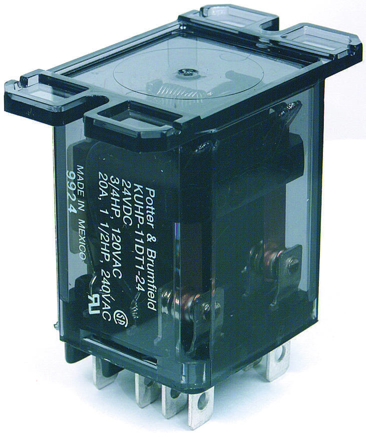 Potter&brumfield - Te Connectivity Kuhp-5Dt1-12 Relay, Spdt, 240Vac, 28Vdc, 30A