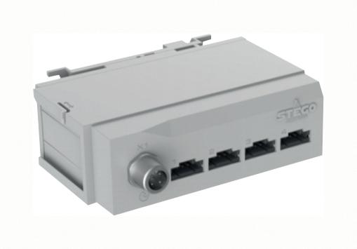 Stego 07100.2-00 Sensor Distribution Box, M12-4P, 4Port