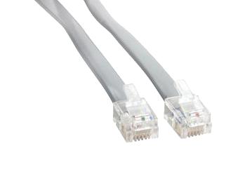 Amphenol Cables On Demand Mp-5Frj12Stws-014 Enet Cable, Rj12 Plug-Plug, 14Ft