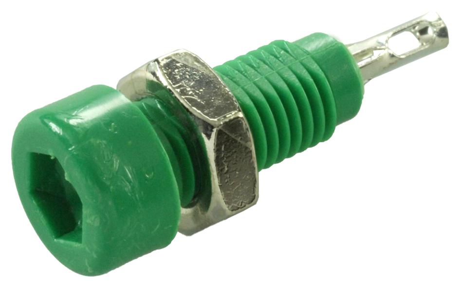 Johnson - Cinch Connectivity 105-0804-001 Tip Jack, 5700V, 10A, Green