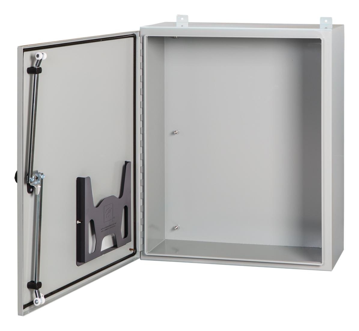 Nvent Hoffman A30H30Blp3Pt Enclosure, Metal, 30 X 30 X 8, Grey