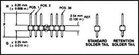 Amphenol Communications Solutions 78511-136Hlf Board To Board, Header, 36 Position, 1Row