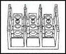 Marathon Special Products 1423552 Terminal Block, Barrier, 3 Position, 14-2Awg