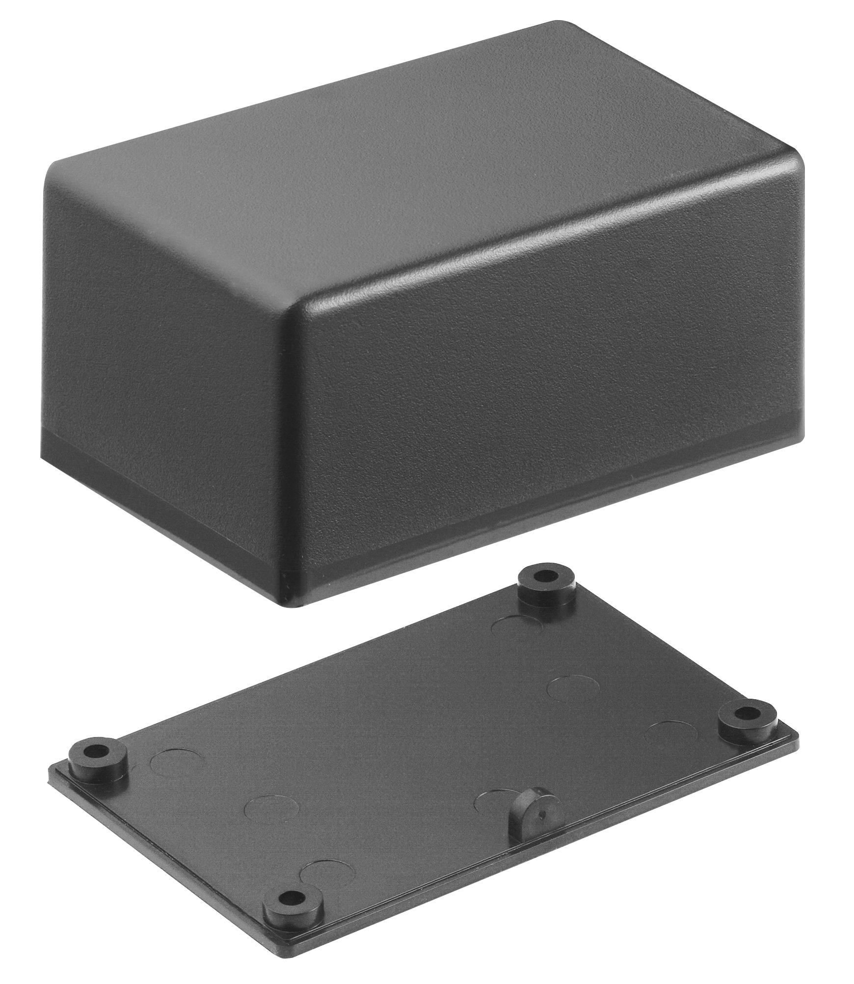 Bud Industries Cu-795 Enclosure, Utility, Plastic, Black