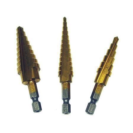 Grip On Tools 35326 Titanium Step Drill Set