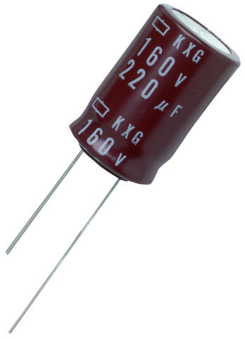 Chemi-Con Ekxg201Ell100Mj16S Aluminum Electrolytic Capacitor, 10Uf, 200V