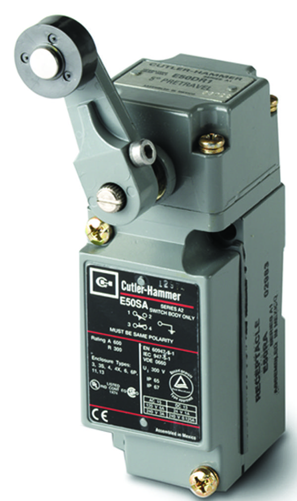 Eaton Cutler Hammer E50Nn1 Limit Switch, Side Rotary, Dpdt