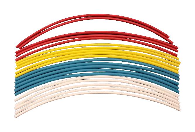 Twin Industries Hs015 Heat-Shrink Tubing, 2:1, Po, 20Pc, 1.5Mm