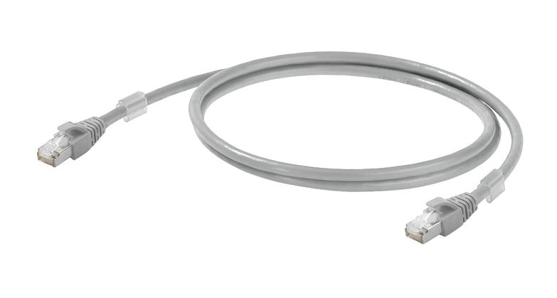 Weidmuller 1165940002 Patch Cord, Rj45 Plug-Plug, 7.9, Gry