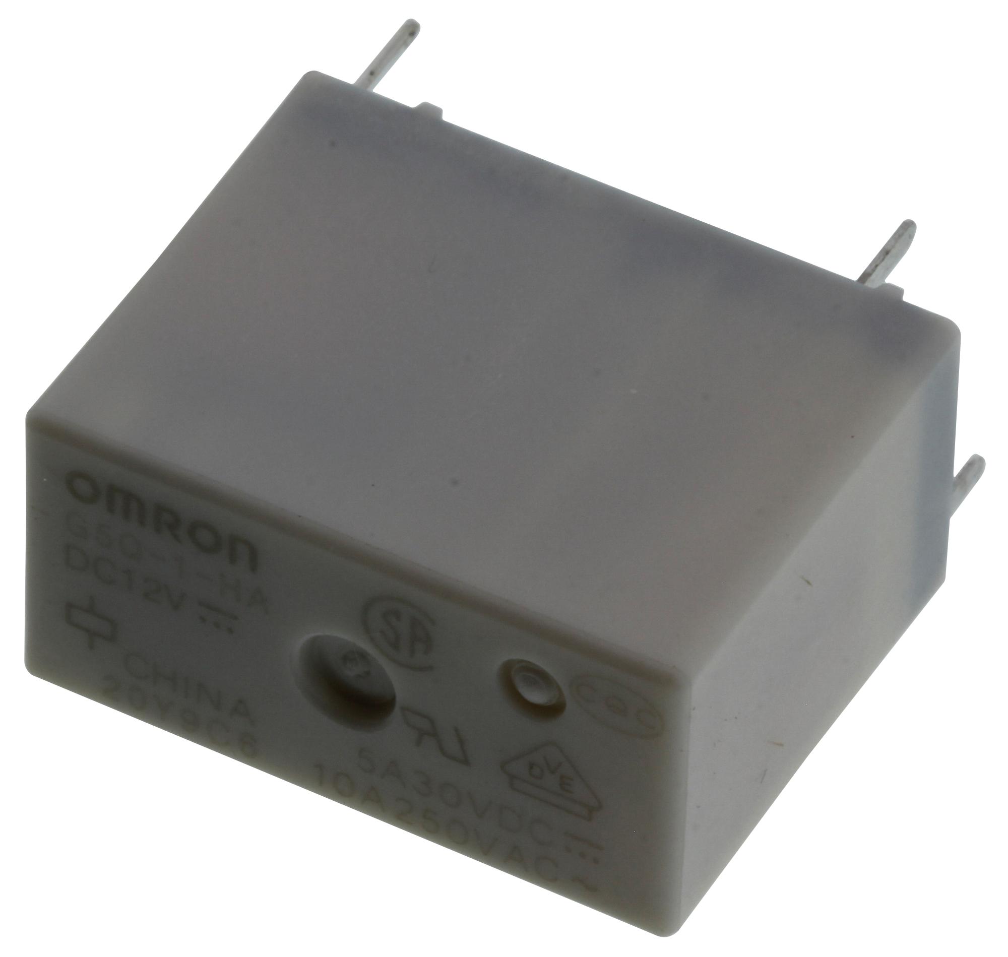 Omron Electronic Components G5Q-1-Ha Dc12 Power Relay, Spdt, 12Vdc, 10A, Tht