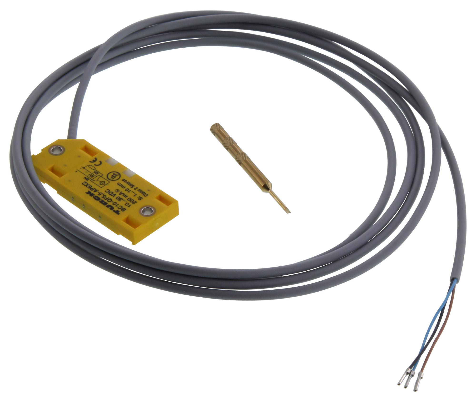 Turck Bc10-Qf5.5-Ap6X2 Capacitive Proximity Sensor, 10Mm, 10V To 30V