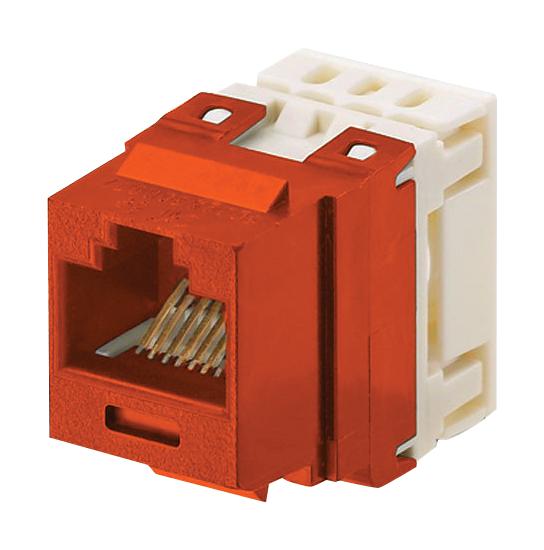 Panduit Nk688Mwh-Q Rj45 Conn, Jack, 8P8C, Cat6, Wht, 25Pk