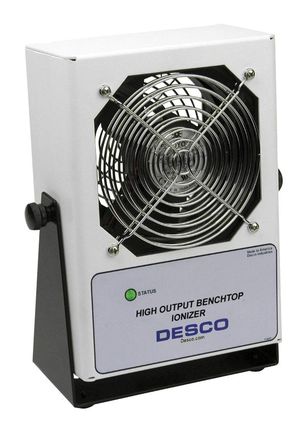 Desco 60505 Ionizer, Benchtop, High Output, 120Vac