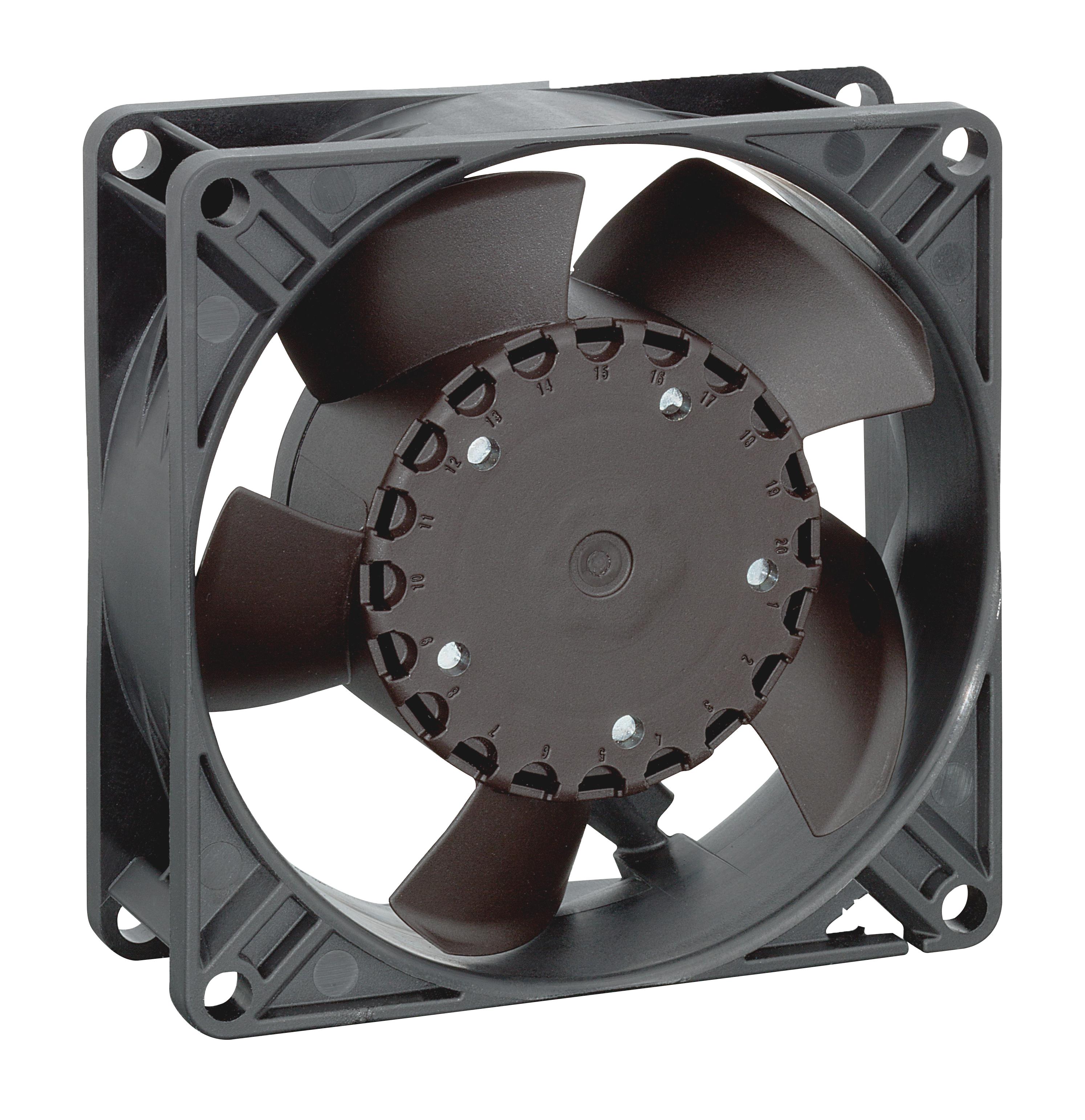 Ebm-Papst 3314Nnu Axial Fan, 92Mm, 24Vdc, 47Cfm, 35Dba