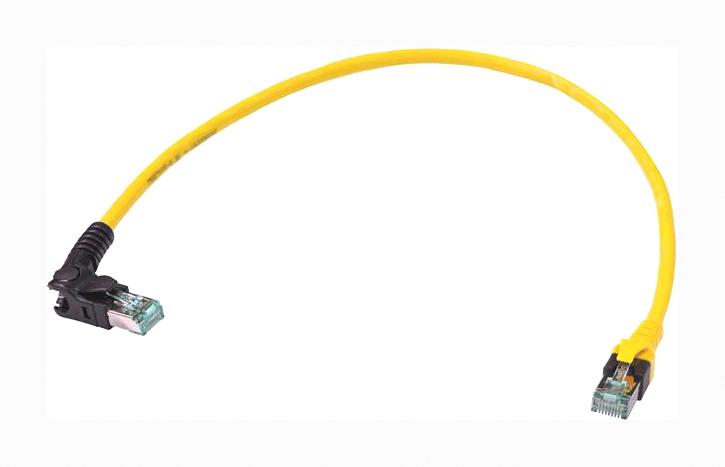 Harting 09488587587003 Patch Cord, Rj45 Plug-Plug, 11.8, Yel