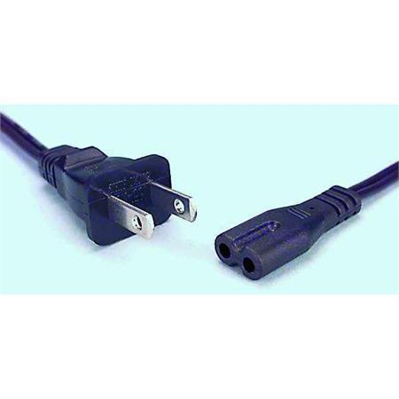 Mcm 23-189 1Ft 18Ga Non-Polarized Figure 8-Style Power Cord