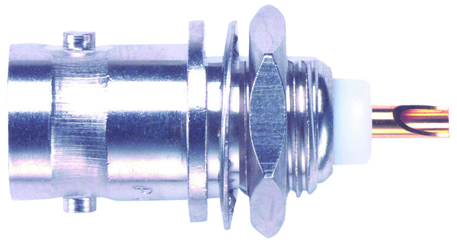 Pomona 4160 Rf/coaxial, Bnc Bulkhead Jack Straight, 50 Ohm