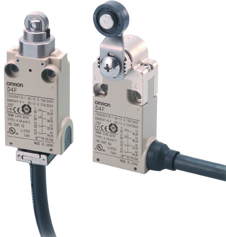 Omron Industrial Automation D4C-1631 Limit Switch, Paddle, Spdt