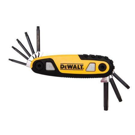 Dewalt Dwht70264 Eight Piece Torx Folding Locking Hex Key Set