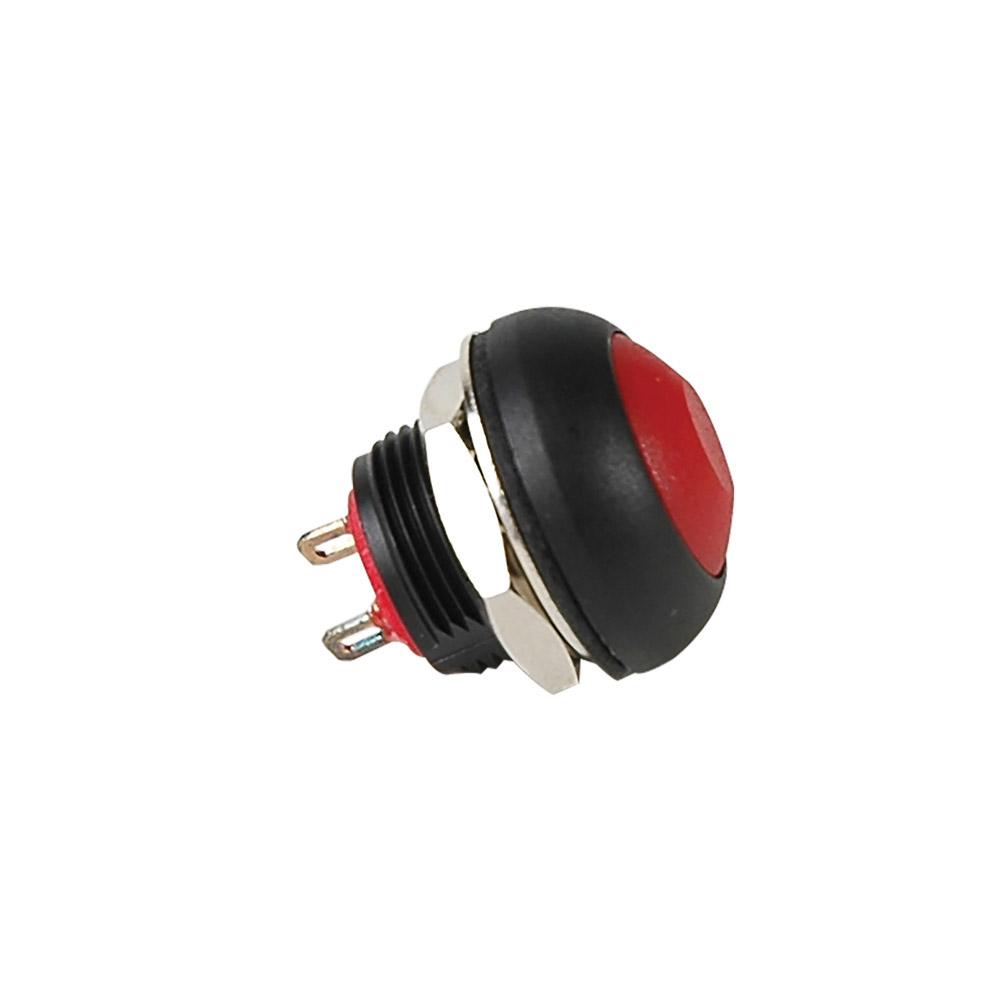 Philmore 30-12630 Pushbutton Switch, Miniature, Spst, Red