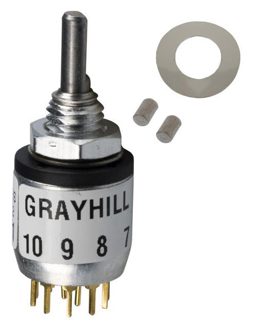 Grayhill 56D30-01-1-Ajn.. Switch, Rotary, Sp12T, 200Ma, 115V