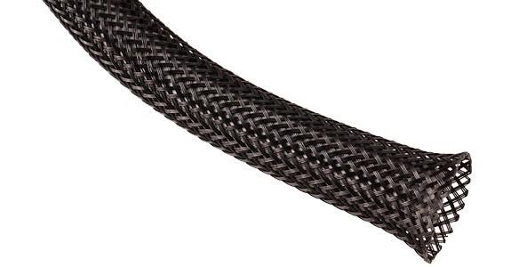 Pro Power Spc5149 Sleeving, Expandable, 12.7Mm Id, Pet, Black, 30.5M/100Ft