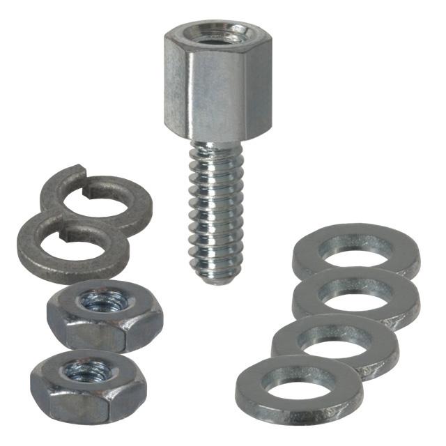 3M 3342-4 Jack Socket Screw Kit, #4-40, 11.6Mm