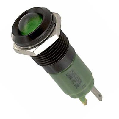 Vcc (Visual Communications Company) 192A0355 Panel Mount Indicator, Led, 14Mm, Green, 24V