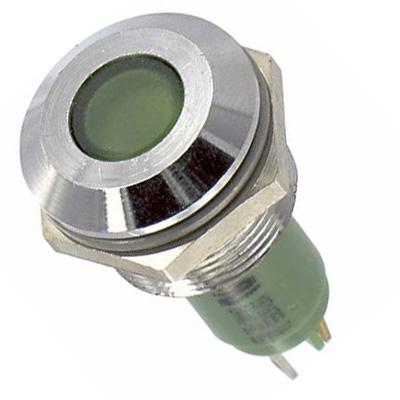 Cml Innovative Technologies 19710355 Panel Mount Indicator, Led, 19Mm, Green, 24V