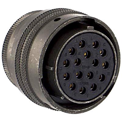 Amphenol Industrial Pt06E20-16S-027 Circular Connector Plug Size 20, 16 Position, Cable