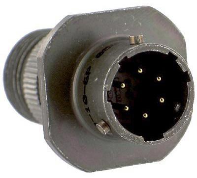 Amphenol Industrial Pt01A-10-6P Circular Connector Receptacle, Size 10, 6 Position, Cable