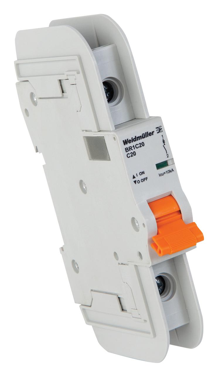 Weidmuller Br1D30Uc Branch Circuit Breaker, 1 Pole, 30A