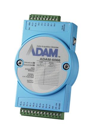 Advantech Adam-6066-D. 6-Ch Digital I/p&power Relay Module, 30V