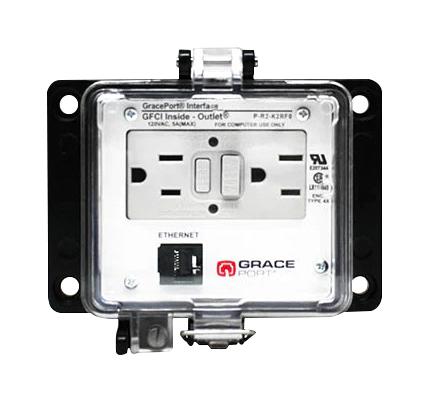 Grace Technologies P-R2-K2Rf0 Interface Conn, 2Port, Cat 5E Ethernet