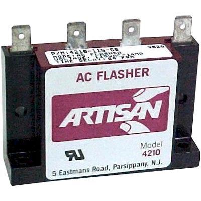 Artisan Controls 4210-115-60Fpm Solid State Flasher, 60Fpm, 115Vac