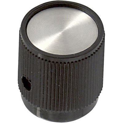 Ehc (Electronic Hardware) Eh71-1D2S Round Skirted Knob, 6.35Mm