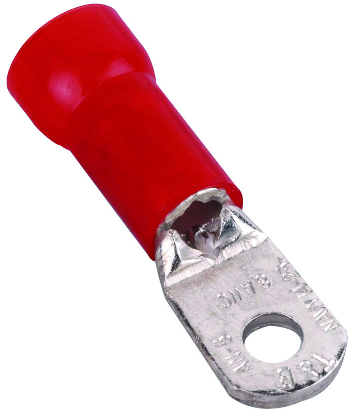 Abb - Thomas & Betts Rd367 Terminal, Ring Tongue, #10, Crimp, Red